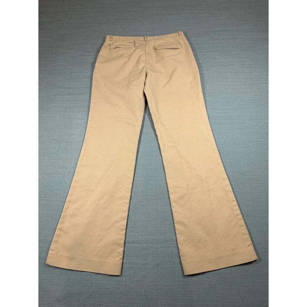 Old‎ Navy Womens Khaki Trousers Size 8 Tan Classic Rise Bootcut Chino Pants